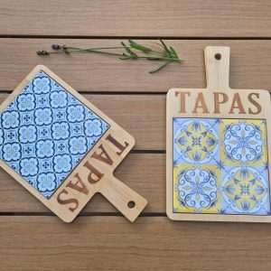 „TABLA VIDA” TAPAS feliratú vágódeszka